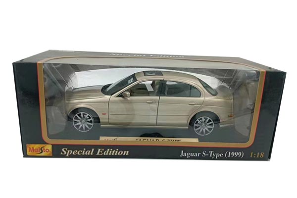 1999 Jaguar S-Type Diecast Car Model 1:18 Scale Champagne