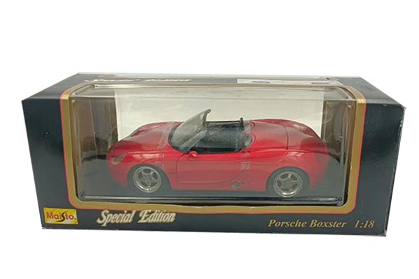 Porsche Boxster Diecast Car Model 1:18 Scale Red