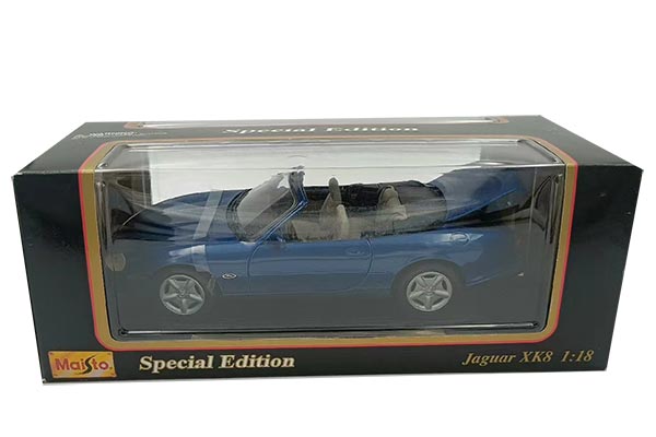 1996 Jaguar XK8 Diecast Car Model 1:18 Scale Blue