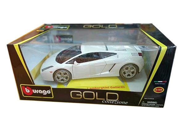 Lamborghini Gallardo LP560 Diecast Car Model 1:18 Scale White