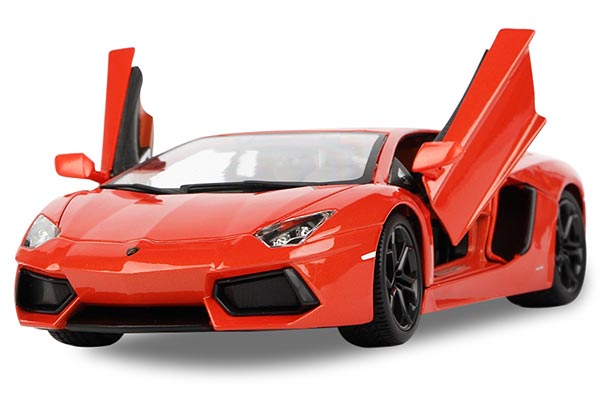 Lamborghini Aventador LP700-4 Diecast Model 1:18 Scale Orange