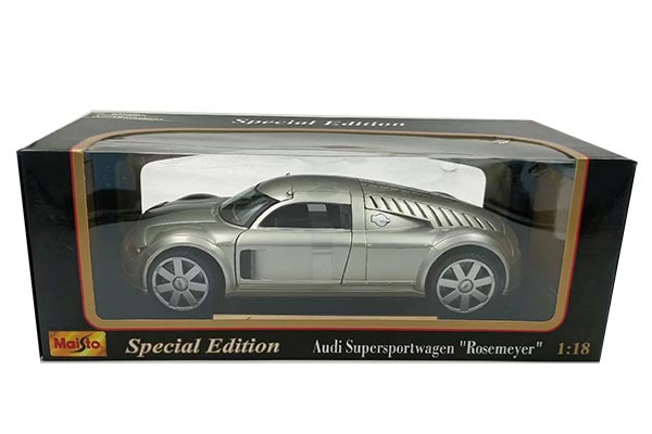 Audi Supersportwagen Rosemeyer Diecast Model 1:18 Scale Silver