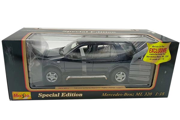 1997 Mercedes Benz ML320 SUV Diecast Model 1:18 Scale Black