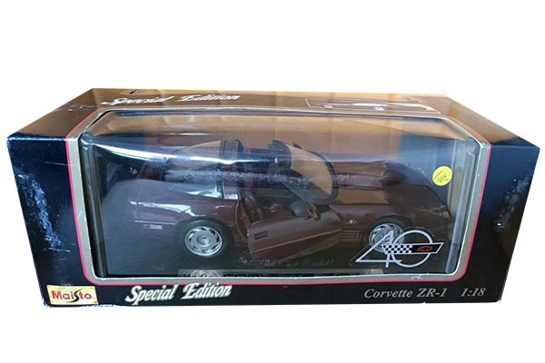 Chevrolet Corvette ZR-1 Diecast Car Model 1:18 Scale Brown