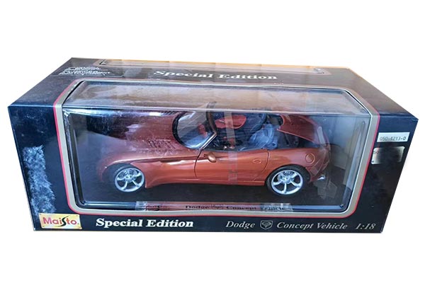 Dodge Concept Vehicle Diecast Car Model 1:18 Scale Orange