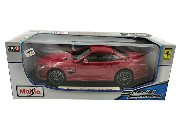 Mercedes-Benz SL-Class SL65 AMG Diecast Car Model 1:18 Red