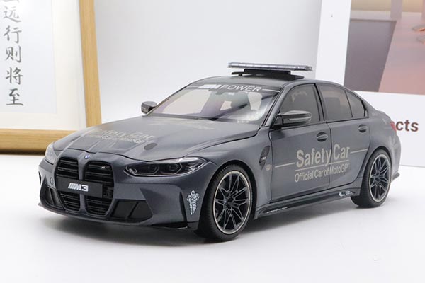 2020 BMW M3 G80 Safety Car Diecast Model 1:18 Scale Gray