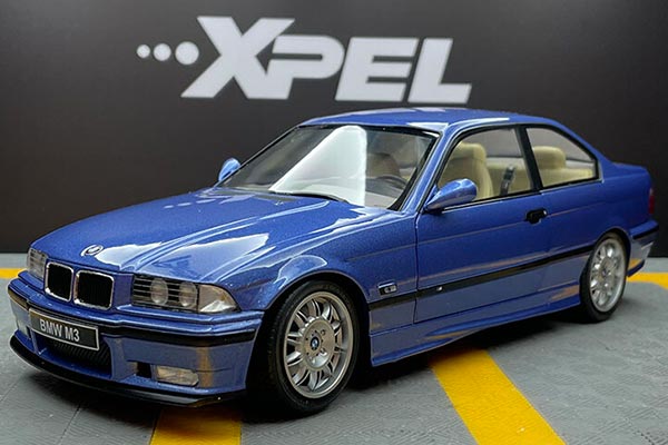 1992 BMW M3 E36 Coupe Diecast Car Model 1:18 Scale Blue