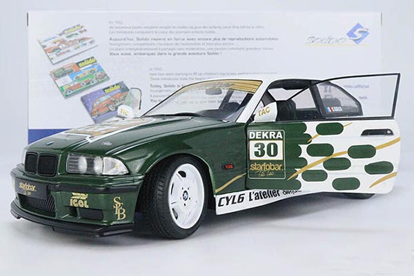 1994 BMW M3 E36 TICTAC Diecast Car Model 1:18 Scale Green