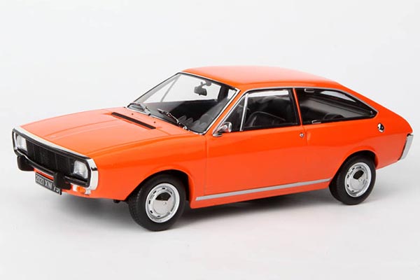 1971 Renault 15 TL Diecast Car Model 1:18 Scale Orange