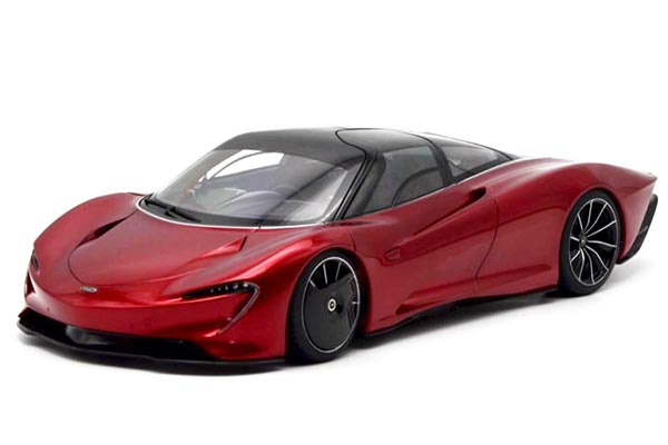 McLaren Speedtail Diecast Car Model 1:18 Scale