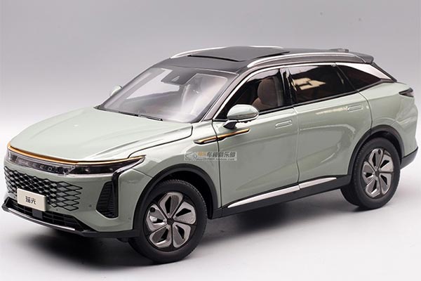 2023 Exeed RX(Yaoguang) SUV Diecast Model 1:18 Scale Blue