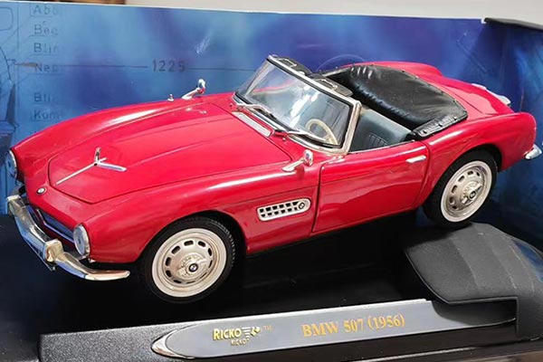 1956 BMW 507 Diecast Car Model 1:18 Scale Red