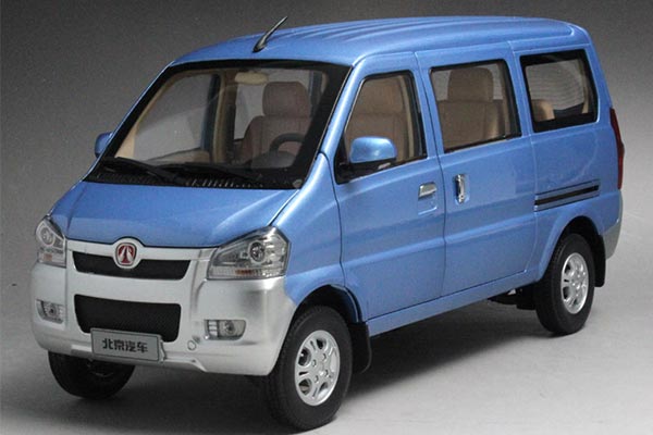 2011 Weiwang BC306Z Van Diecast Model 1:18 Scale Blue