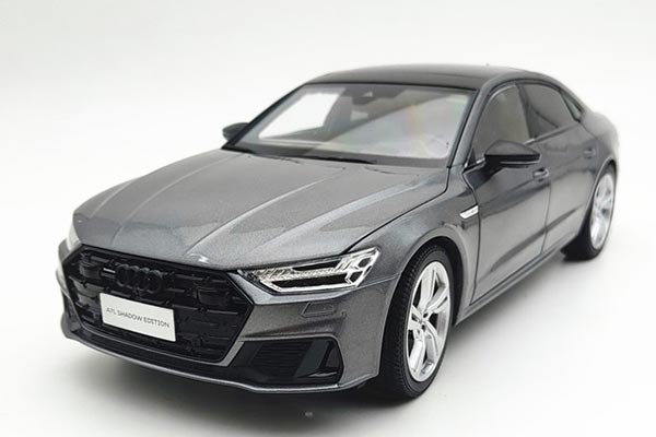 2022 Audi A7L Shadow Edition Diecast Car Model 1:18 Scale Gray