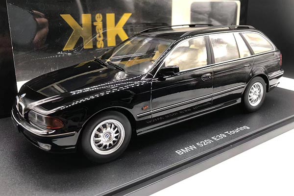 BMW 520i E39 Touring Diecast Car Model 1:18 Scale Black