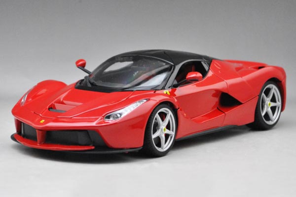 Ferrari LaFerrari Diecast Car Model 1:18 Scale Red