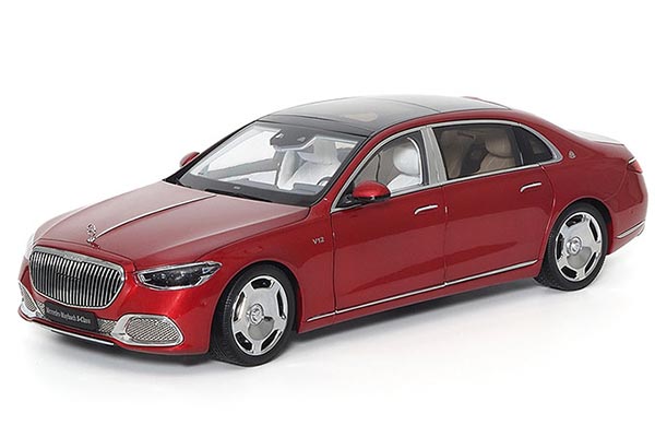 2021 Mercedes Maybach S-Class S680 Diecast Model 1:18 Scale Red