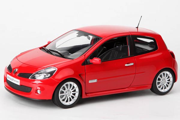 2006 Renault Clio 3 RS Diecast Car Model 1:18 Scale Red