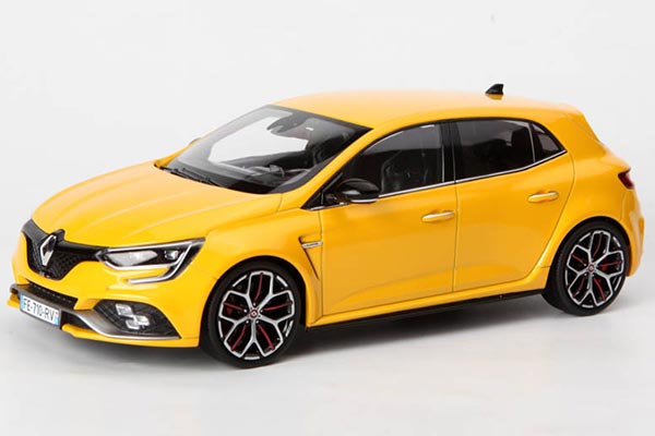 2019 Renault Megane R.S Trophy Diecast Model 1:18 Scale Yellow