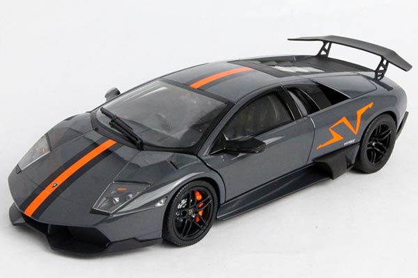 Lamborghini Murcielago LP670-4 SV Diecast Model 1:18 Scale Gray