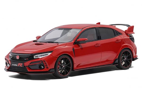 2020 Honda Civic Type R GT FK8 Resin Car Model 1:18 Scale Red