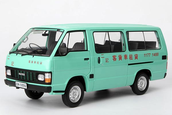 Toyota Hiace H50 Van Diecast Model 1:18 Scale Blue