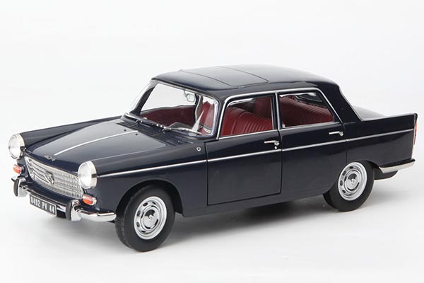 1965 Peugeot 404 Coupe Diecast Car Model 1:18 Scale Amiral Blue