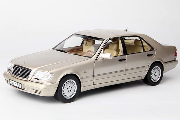 Mercedes-Benz S-Class S600 W140 Diecast Car Model 1:18 Silver