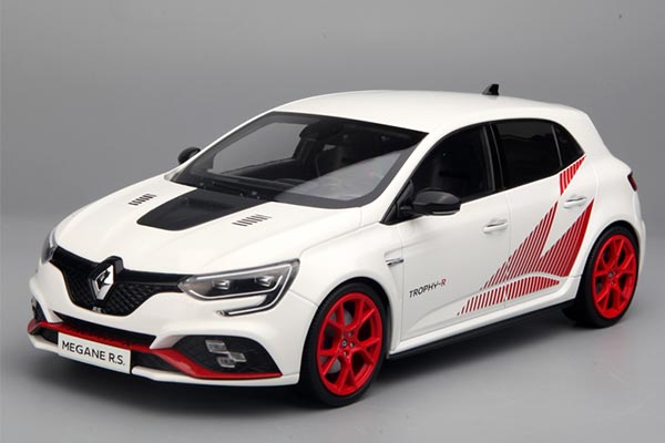 2019 Renault Megane R.S Trophy-R Diecast Model 1:18 Scale White