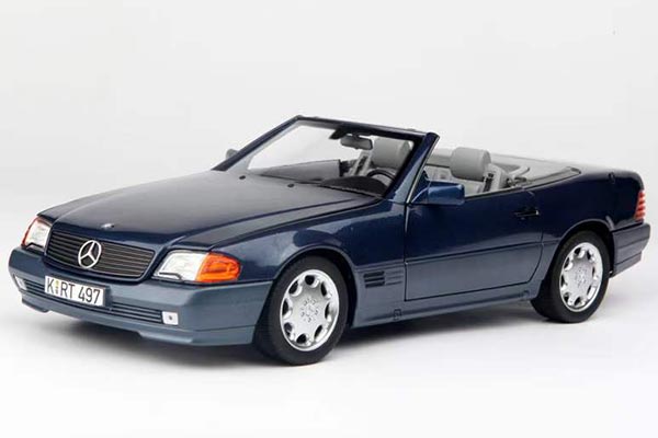 1989 Mercedes-Benz 500 SL Diecast Car Model 1:18 Scale Blue