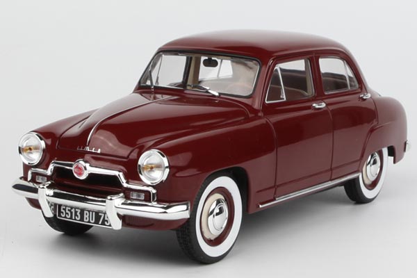 1953 Simca 9 Aronde Diecast Car Model 1:18 Scale Wine Red