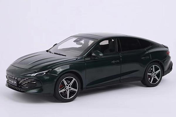 2023 MG 7 Diecast Car Model 1:18 Scale Dark Green