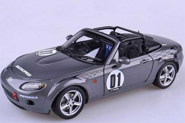 Mazda Roadster NC NR-A Diecast Model 1:18 Scale Gray