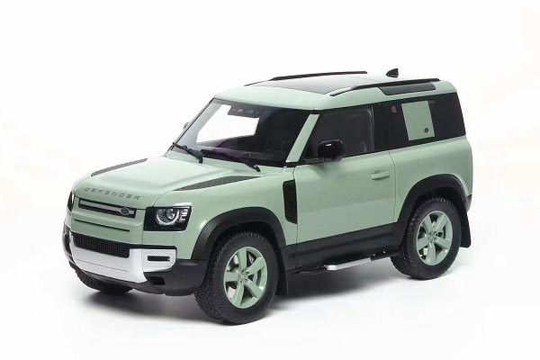 2023 Land Rover Defender 90 SUV Diecast Model 1:18 Scale Blue