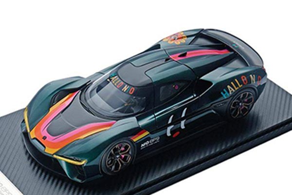 NIO EP9 Diecast Car Model 1:18 Scale Green German Elements