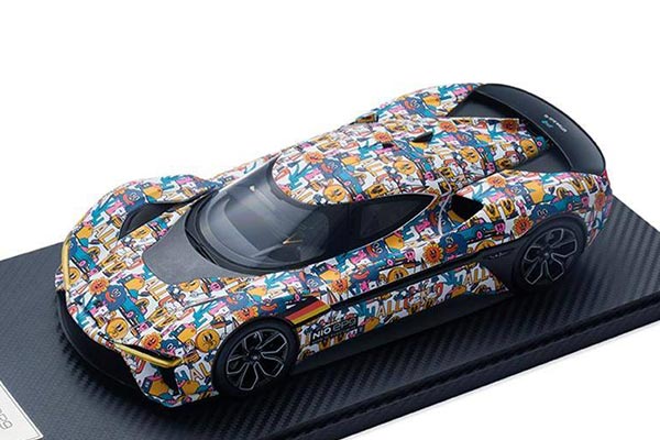 NIO EP9 Diecast Car Model 1:18 Scale German Elements