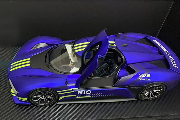 2024 NIO EP9 Diecast Car Model 1:18 Scale Blue