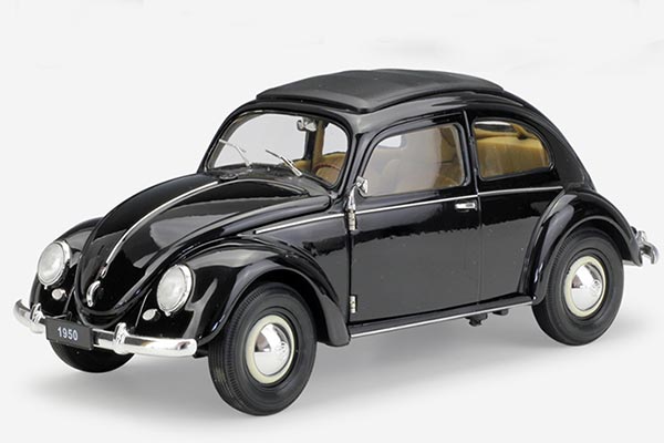 1950 Volkswagen Beetle Classic Diecast Car Model 1:18 Scale