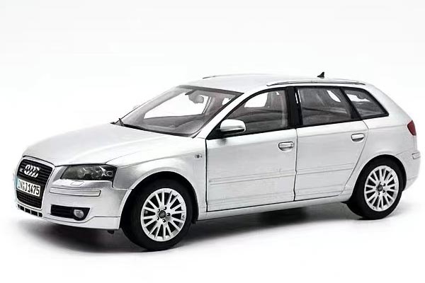 2004 Audi A3 Sportback Diecast Model 1:18 Scale Silver