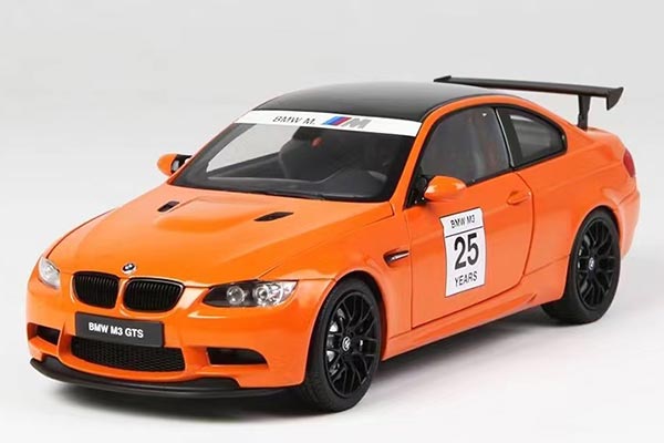 2010 BMW M3 GTS E92 Diecast Car Model 1:18 Scale Orange