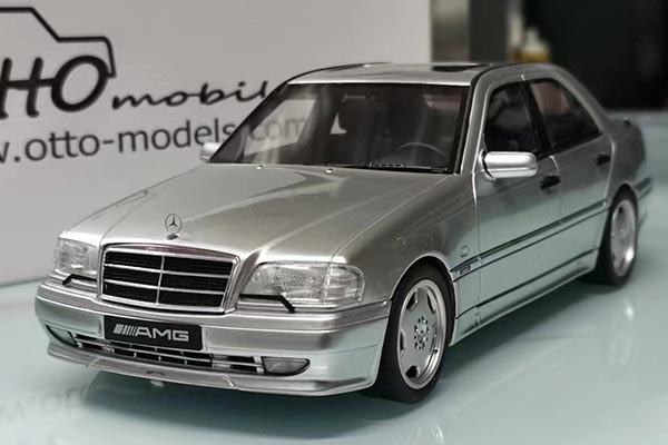1995 Mercedes-Benz C-Class C63 AMG Resin Model 1:18 Scale Silver