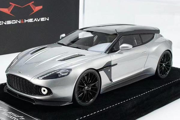 Aston Martin Vanquish Zagato Shooting Brake Model Silver 1:18