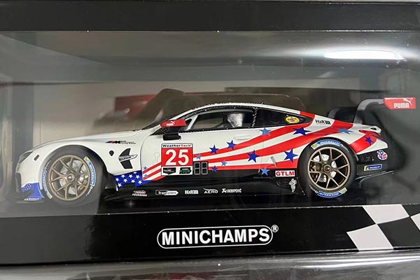 2020 BMW M8 GTE NO.25 Diecast Car Model 1:18 Scale White