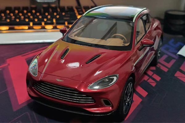 2020 Aston Martin DBX SUV Resin Model 1:18 Scale Red