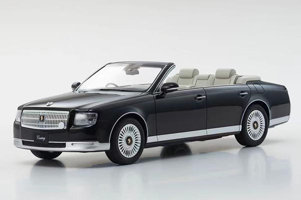 2018 Toyota Century Open Car Diecast Model 1:18 Scale Black