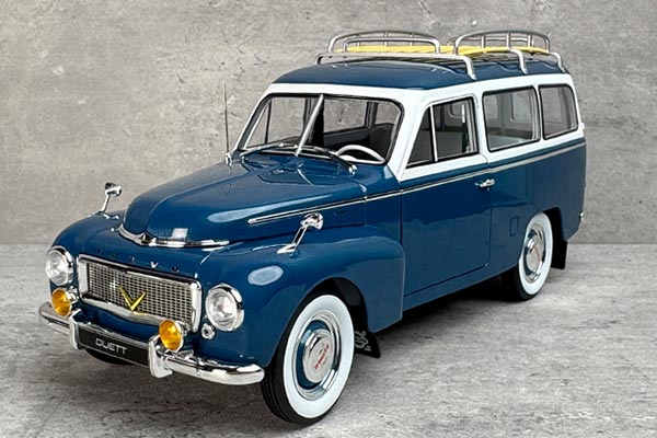 Volvo PV445 Duett Diecast Car Model 1:18 Scale Blue