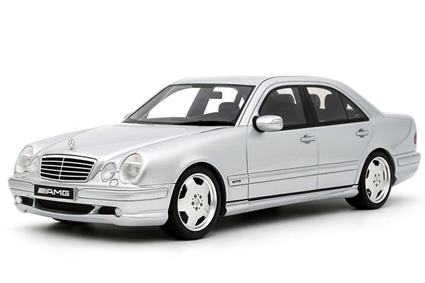 2001 Mercedes-Benz E-Class E55 AMG Resin Car Model 1:18 Silver