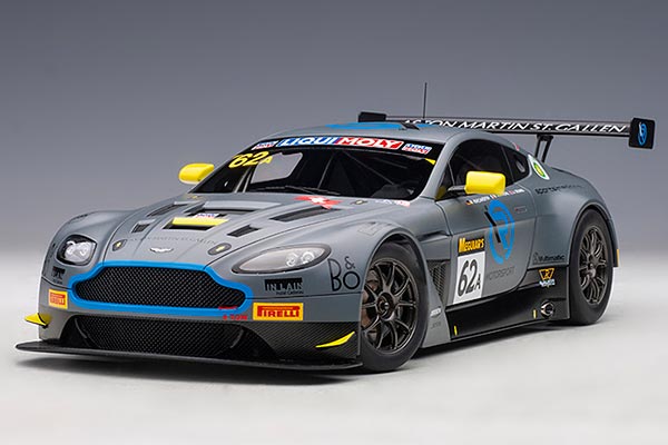 Aston Martin Vantage GTE Diecast Model 1:18 Scale Gray