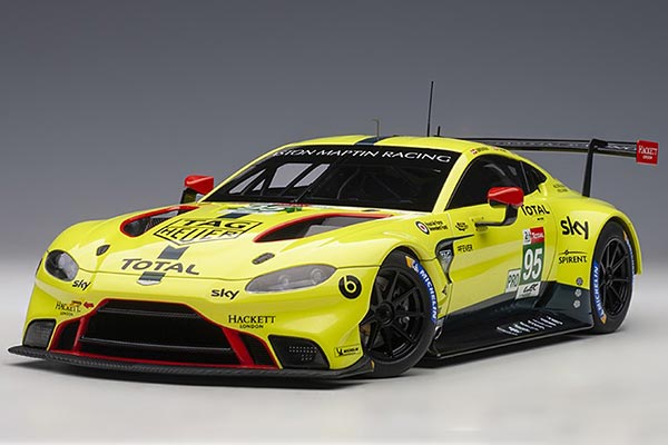 Aston Martin Vantage GTE Diecast Model 1:18 Scale Yellow